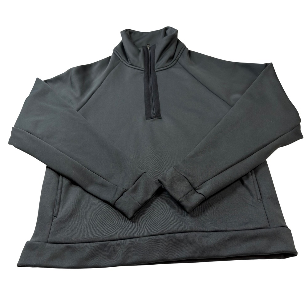 Nike Therma-FIT Pullover Women Small Gray Good Quarter Zip Fleece Jacket